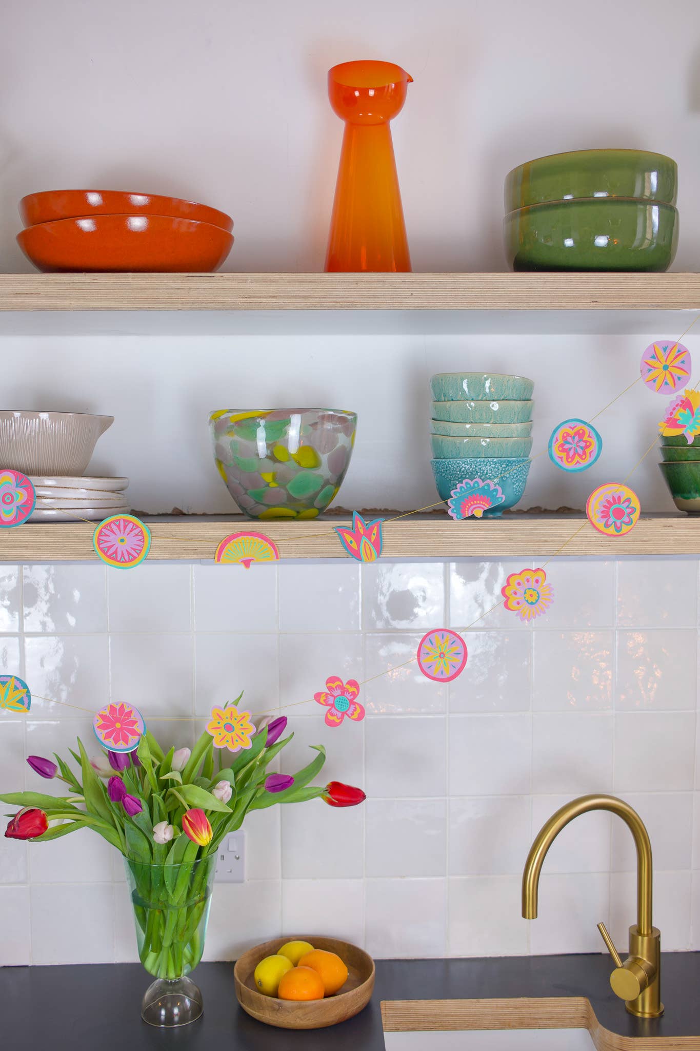 Dawn Midsommar Sewn Garland